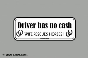 wife rescues horses!