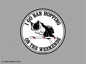 I go Bar Hopping on the Weekends!